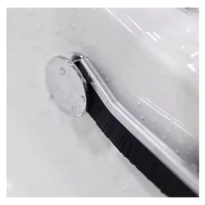 Crevice Cleaning Tool Window Groove Cleaning Brush Bathroom Gap Cleaning Brush Hard Bristle Crevice Cleaning Brush 9.3L X 5W X 0.8H