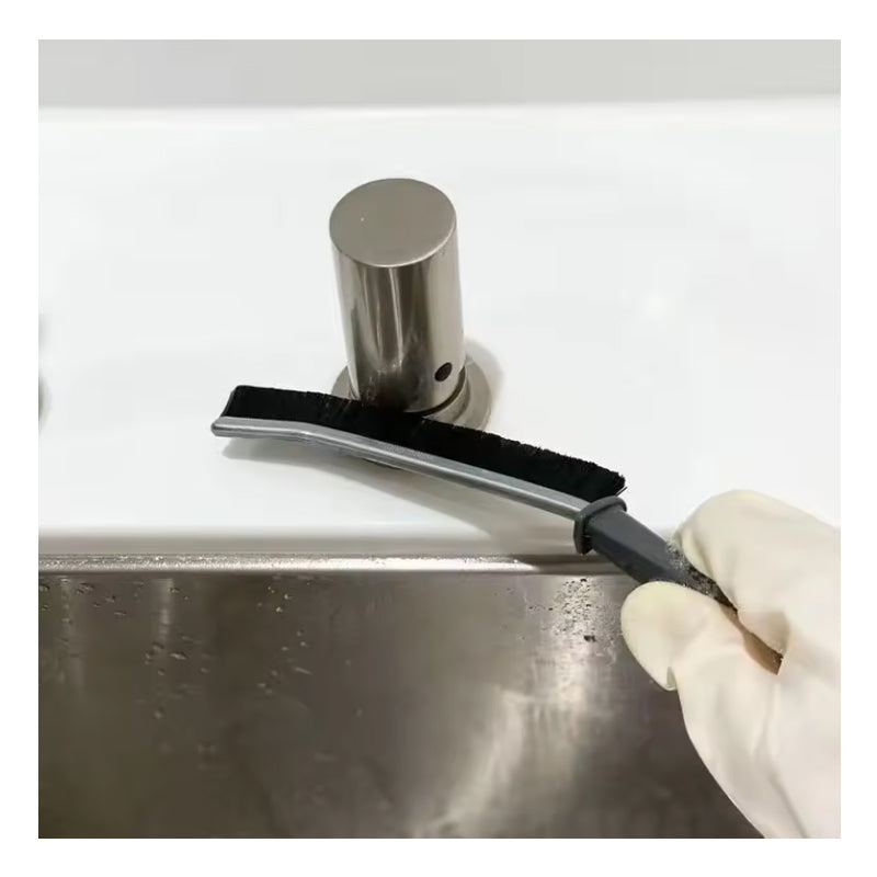 Crevice Cleaning Tool Window Groove Cleaning Brush Bathroom Gap Cleaning Brush Hard Bristle Crevice Cleaning Brush 9.3L X 5W X 0.8H